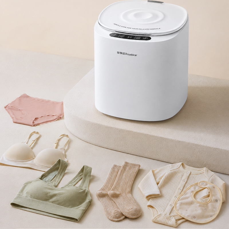 2026 New Arrival Fully Automatic Mini  Undies Washing Machine with Hot Water and Hot Air D01.jpg